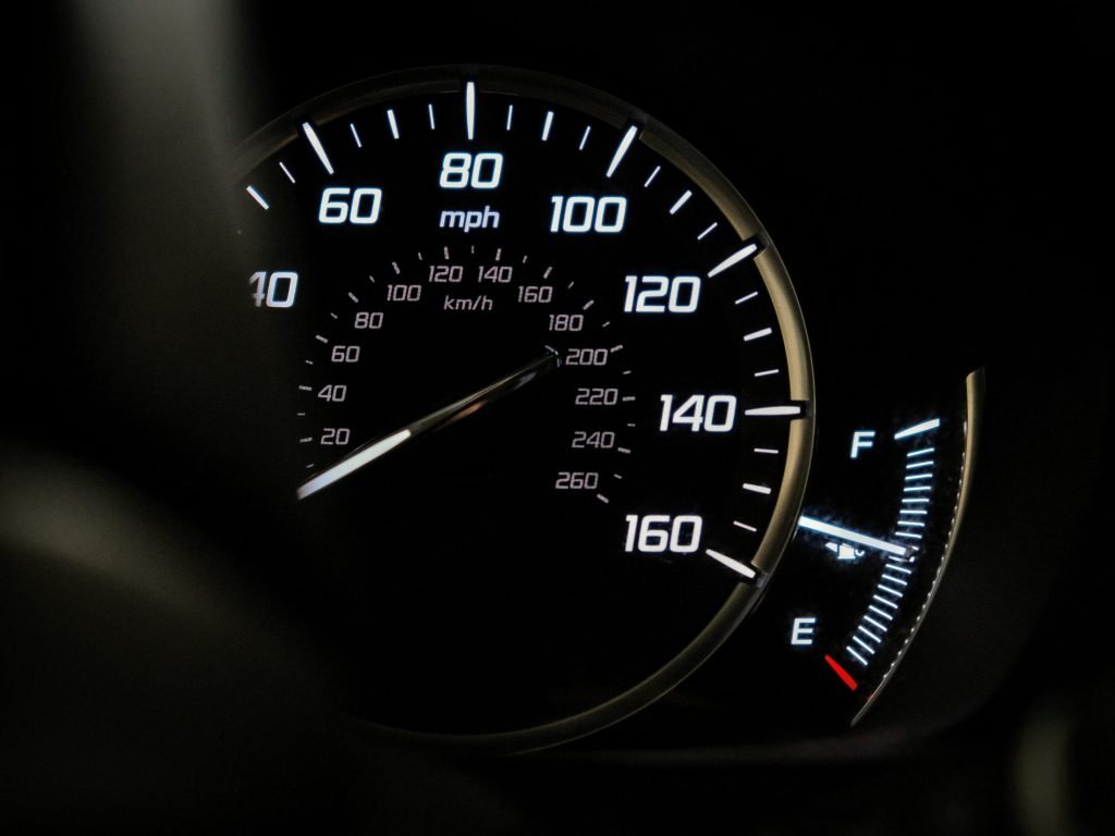 Car speedometer on 0 as the GSMA has found that operators are struggling with spectrum costs, holding back investment to improve the performance of mobile networks.